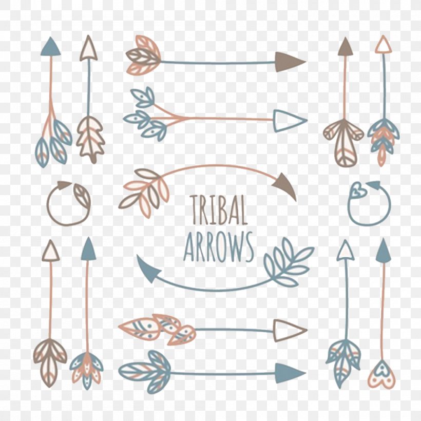 Tribe Arrow Euclidean Vector Icon, PNG, 1000x1000px, Chemical Element, Blue, Body Jewelry, Clip Art, Material Download Free
