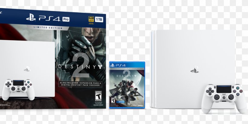 Destiny 2 بلاى ستيشن 4 پرو Sony PlayStation 4 Pro, PNG, 1000x500px, Destiny 2, Brand, Bungie, Computer Accessory, Destiny Download Free