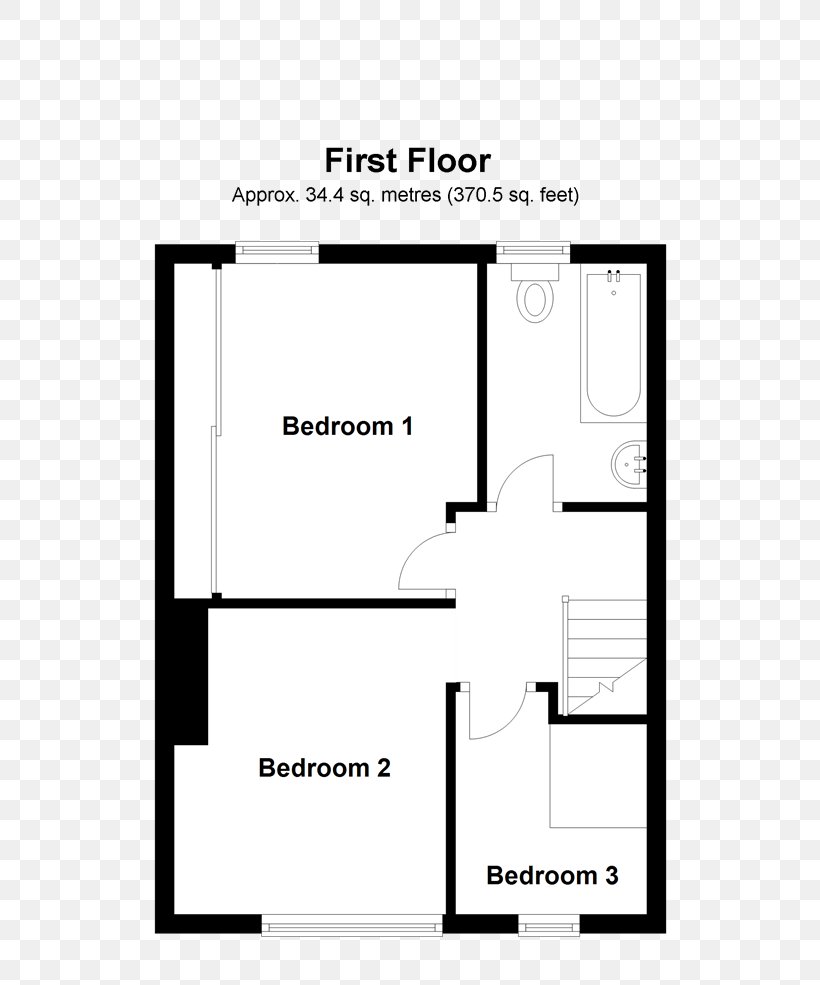 Floor Plan Whetstone House Semi-detached Single-family Detached Home, PNG, 520x985px, Floor Plan, Area, Bedroom, Black And White, Diagram Download Free