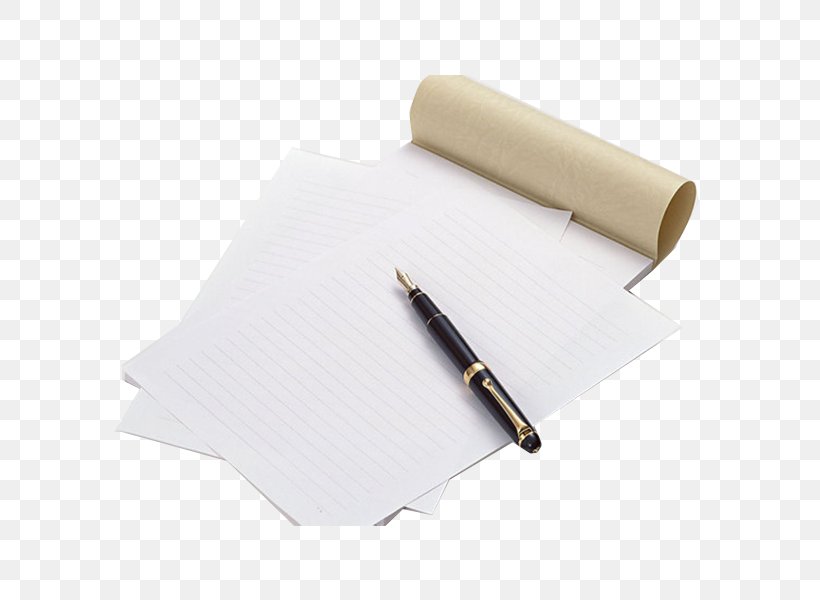 Paper Pen, PNG, 600x600px, Paper, Book Paper, Document, Exercise Book, Material Download Free