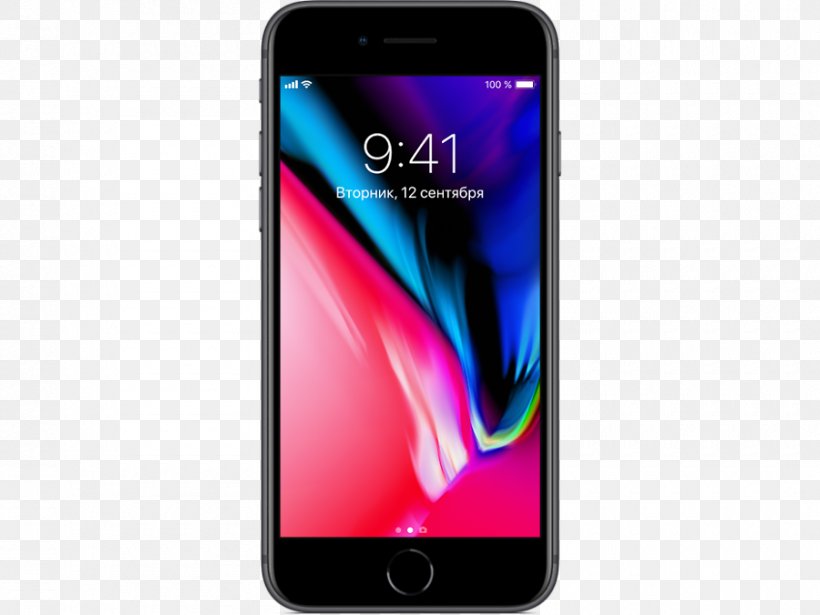 Apple IPhone 8 Smartphone 4G, PNG, 900x675px, Apple Iphone 8, Apple, Apple Iphone 8 Plus, Communication Device, Electronic Device Download Free