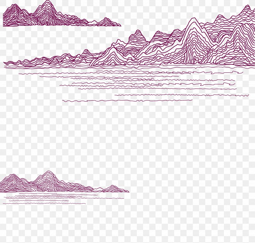 Illustration, PNG, 2855x2725px, Curve, Architecture, Art, Gradient, Landscape Download Free