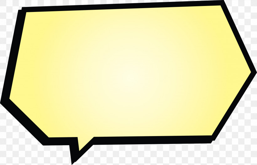 Thought Bubble Speech Balloon, PNG, 3000x1922px, Thought Bubble, Speech Balloon, Yellow Download Free