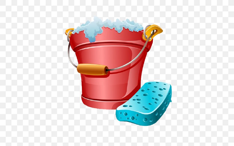 Vector Graphics Bucket Royalty-free Sponge Clip Art, PNG, 512x512px, Bucket, Cleaning, Mop Bucket Cart, Plastic, Royaltyfree Download Free