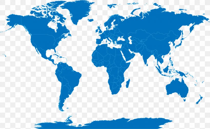 World Map Vector Graphics Mural, PNG, 1200x739px, World, Area, Black, Black And White, Blue Download Free
