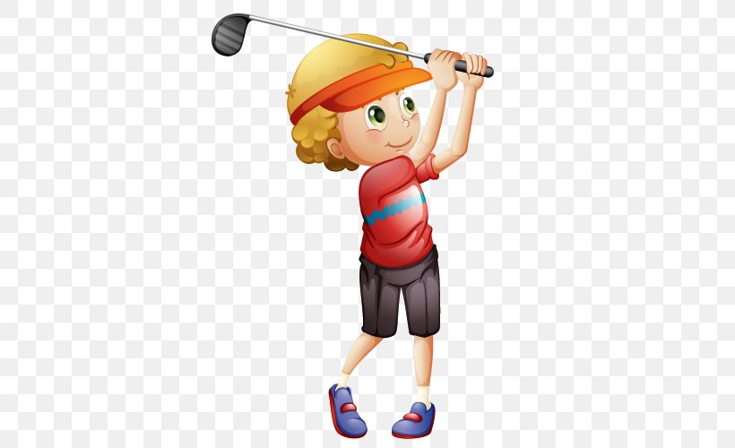 Golf Royalty-free Clip Art, PNG, 500x500px, Golf, Ball, Baseball Equipment, Boy, Cartoon Download Free