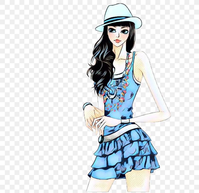 Fashion Illustration Fashion Illustration Model Drawing, PNG, 652x794px, Fashion, Abdomen, Black Hair, Cartoon, Clothing Download Free