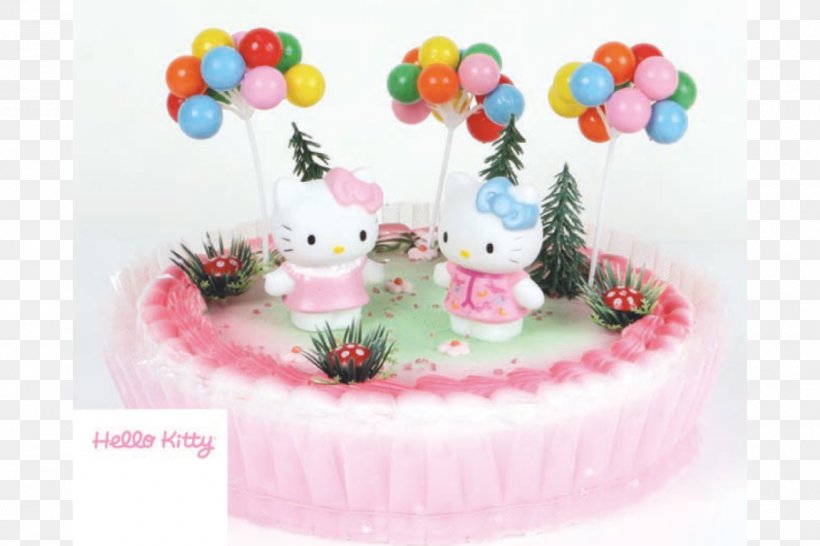 Hello Kitty Ice Cream Cake Birthday Cake Sugar Cake, PNG, 900x600px, Hello Kitty, Birthday, Birthday Cake, Buttercream, Cake Download Free