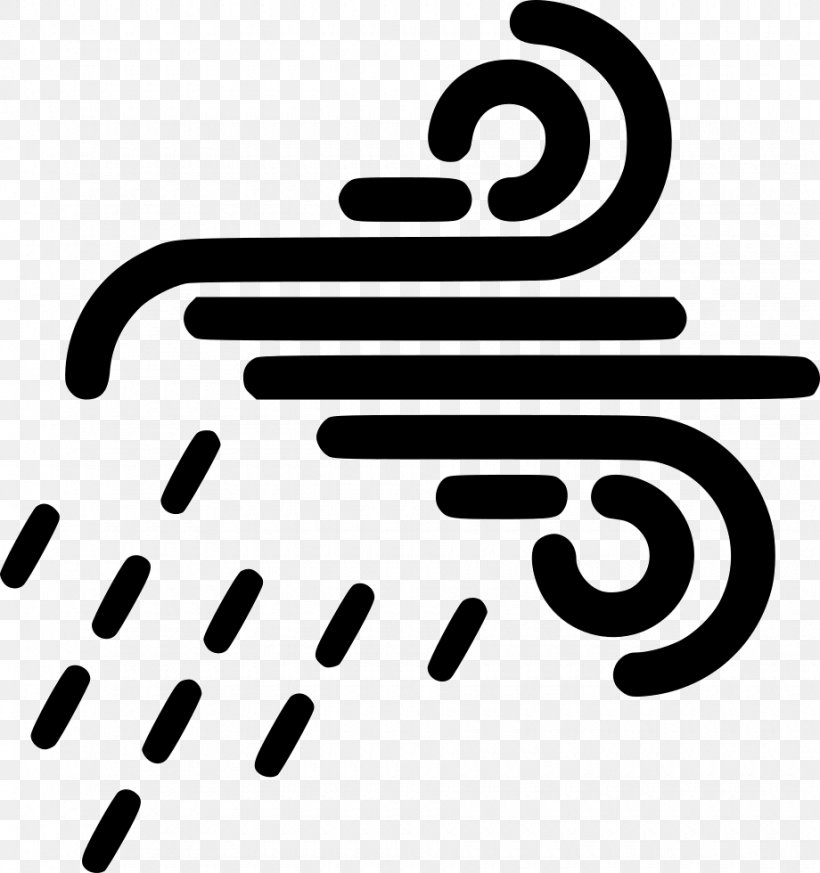 Rain Wind Hail Storm Clip Art, PNG, 920x980px, Rain, Black And White, Brand, Hail, Logo Download Free