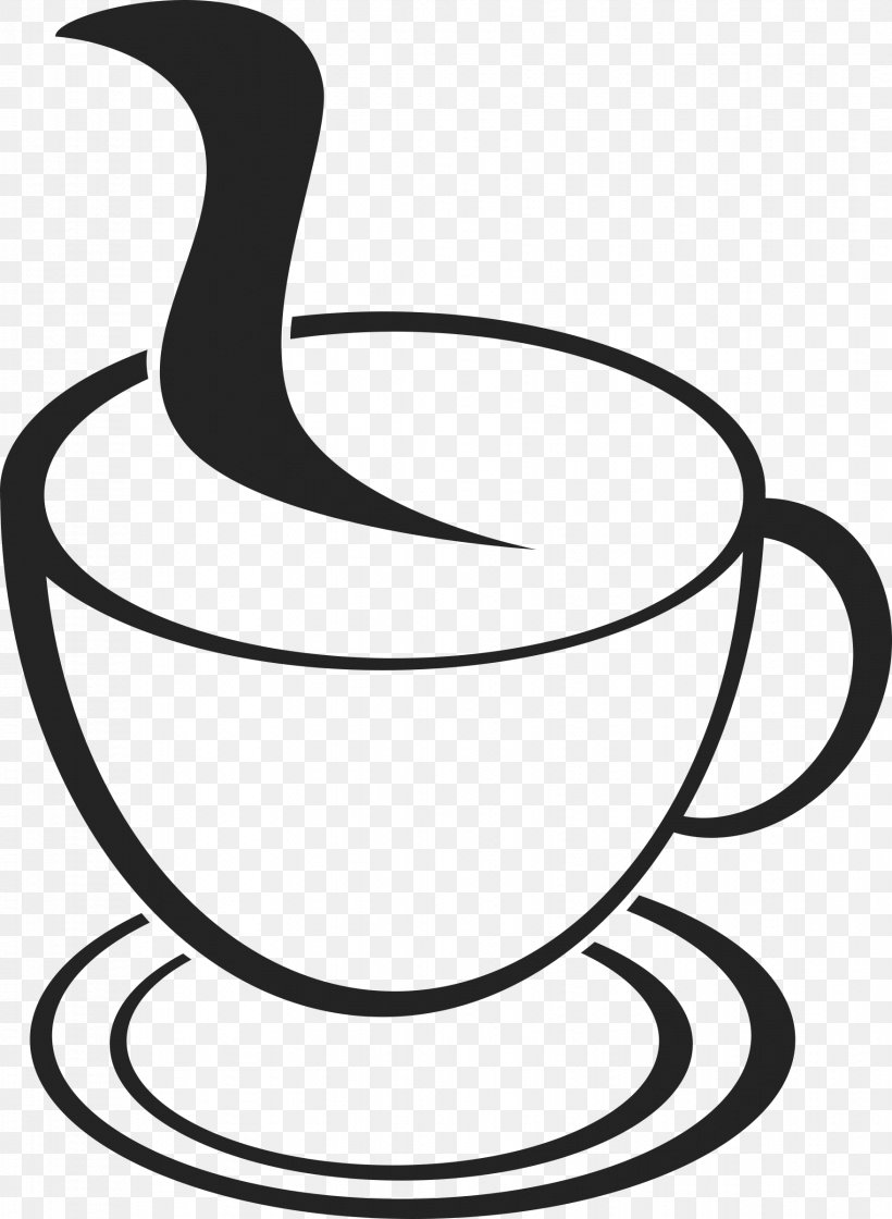 Tea Coffee Drink Cafe Clip Art, PNG, 1757x2400px, Tea, Artwork, Beak, Bird, Black And White Download Free