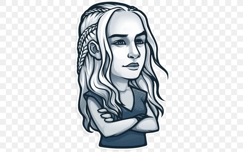 Game Of Thrones Winter Is Coming Daenerys Targaryen Sticker Jon Snow, PNG, 512x512px, Watercolor, Cartoon, Flower, Frame, Heart Download Free