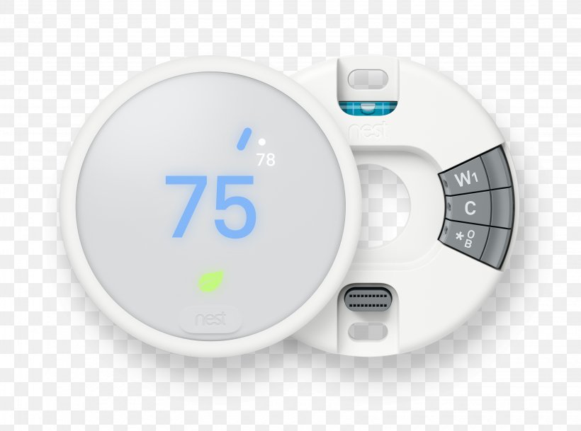 Nest Thermostat E Nest Learning Thermostat Nest Labs Smart Thermostat, PNG, 3270x2429px, Nest Thermostat E, Brand, Central Heating, Communication, Efficient Energy Use Download Free
