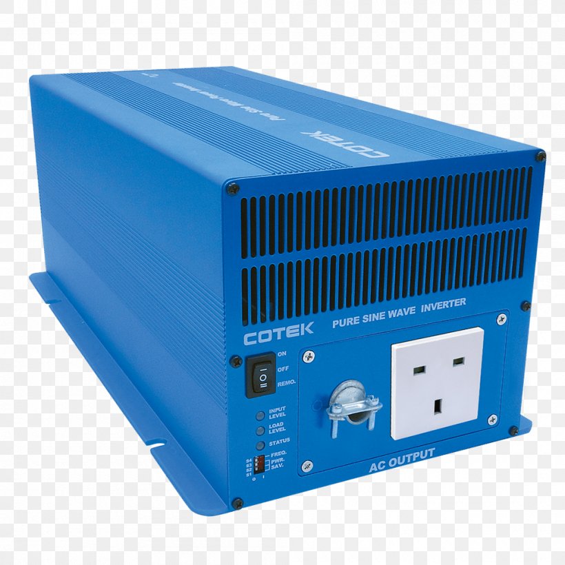 Power Inverters Sine Wave Alternating Current Grid-tie Inverter, PNG, 1000x1000px, Power Inverters, Alternating Current, Battery Charge Controllers, Computer Component, Cylinder Download Free