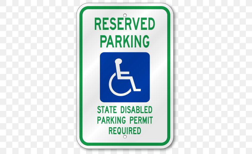 Disabled Parking Permit Disability Car Park Sign Americans With Disabilities Act Of 1990, PNG, 500x500px, Disabled Parking Permit, Accessibility, Ada Signs, Area, Brand Download Free