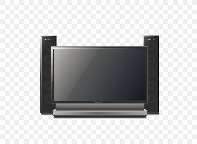 Flat Panel Display Television Euclidean Vector, PNG, 600x600px, Flat Panel Display, Cdr, Display Device, Electronics, Media Download Free