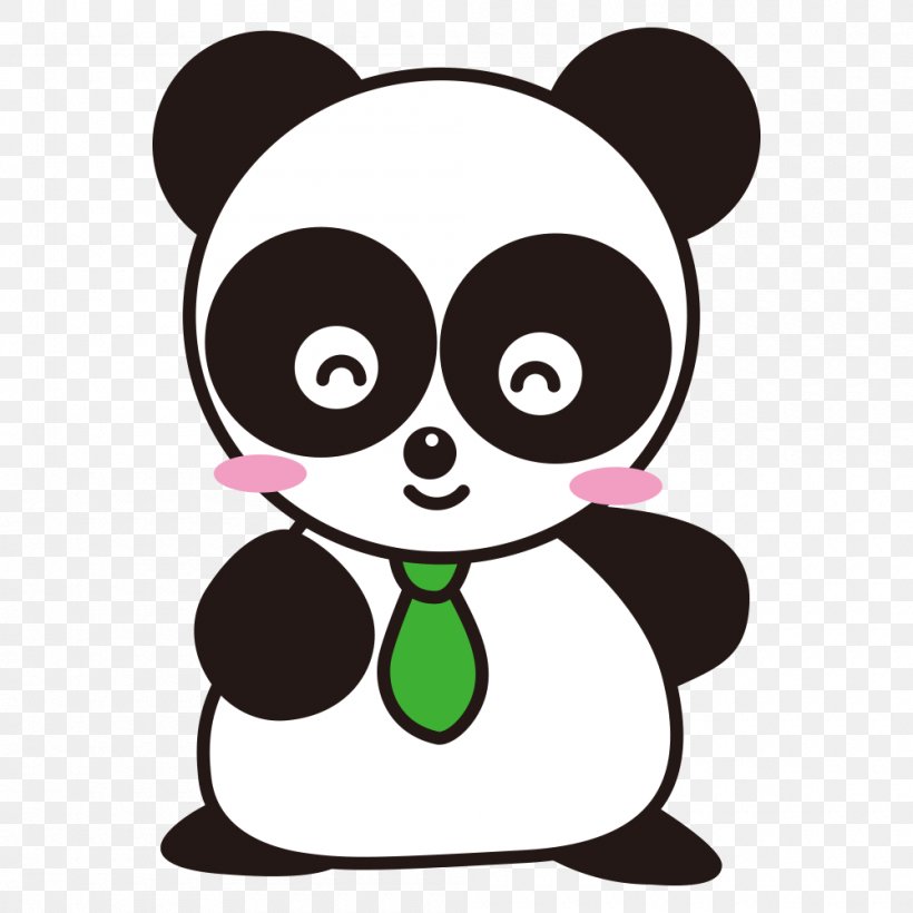 Giant Panda Panda Pp Adobe Illustrator Clip Art Png 1000x1000px Watercolor Cartoon Flower Frame Heart Download