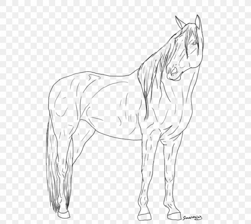 Mane Halter Mustang Bridle Rein, PNG, 945x845px, Mane, Animal Figure, Arm, Artwork, Black And White Download Free