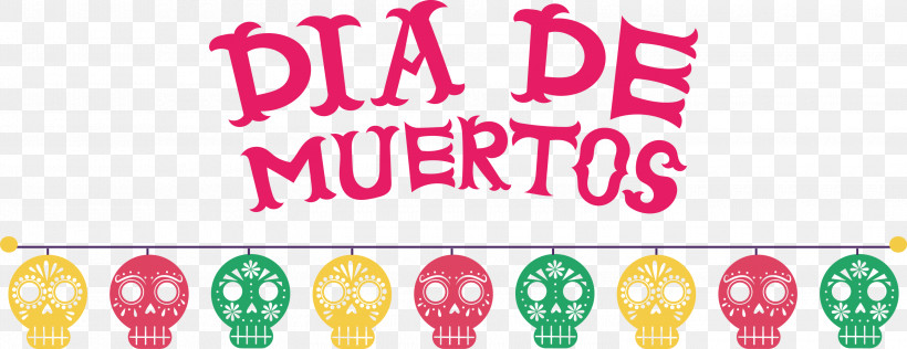Day Of The Dead Día De Los Muertos Día De Muertos, PNG, 3000x1159px, Day Of The Dead, D%c3%ada De Muertos, Dia De Los Muertos, Meter, Party Download Free