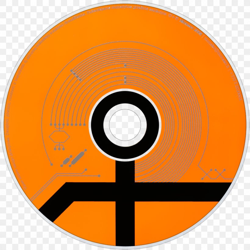 Compact Disc Circle, PNG, 1000x1000px, Compact Disc, Brand, Orange, Symbol, Yellow Download Free