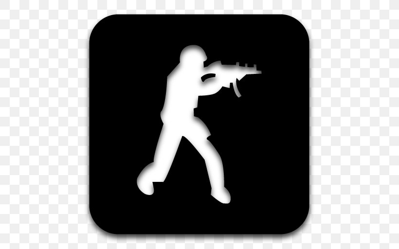 Counter-Strike: Global Offensive Counter-Strike: Source Counter-Strike: Condition Zero Counter-Strike 1.6, PNG, 512x512px, Counterstrike, Baseball Equipment, Black And White, Counter Strike Portable, Counterstrike 16 Download Free