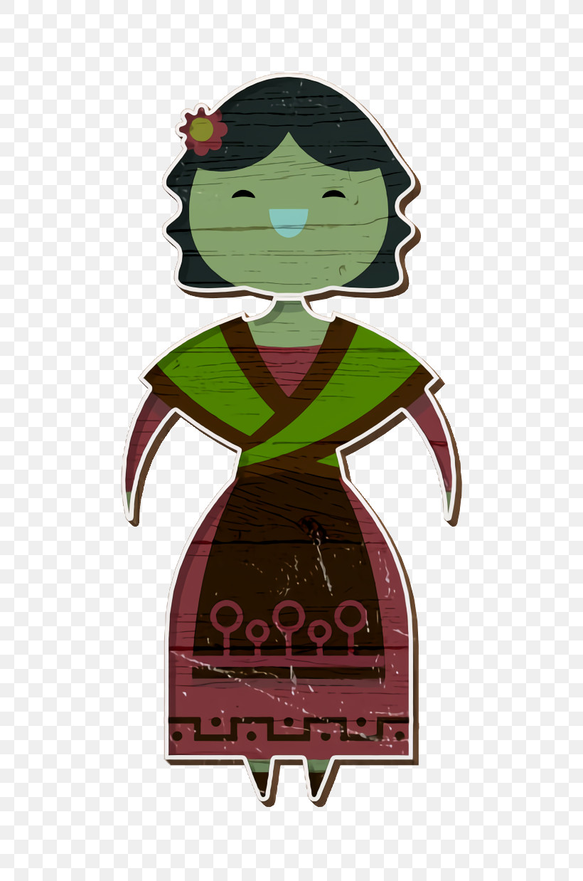 People Around The World Icon Spain Icon Spanish Woman Icon, PNG, 576x1238px, Spain Icon, Cartoon, Character, Character Created By, Meter Download Free