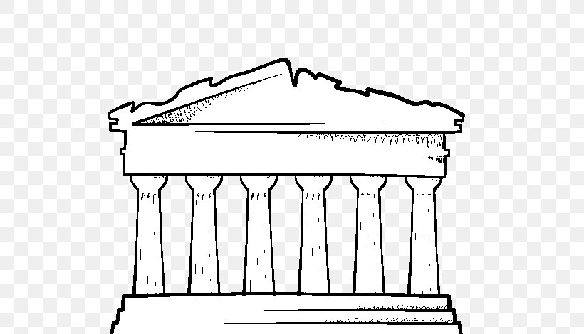 Parthenon Drawing Monument Coloring Book Building, PNG, 600x470px, Watercolor, Cartoon, Flower, Frame, Heart Download Free