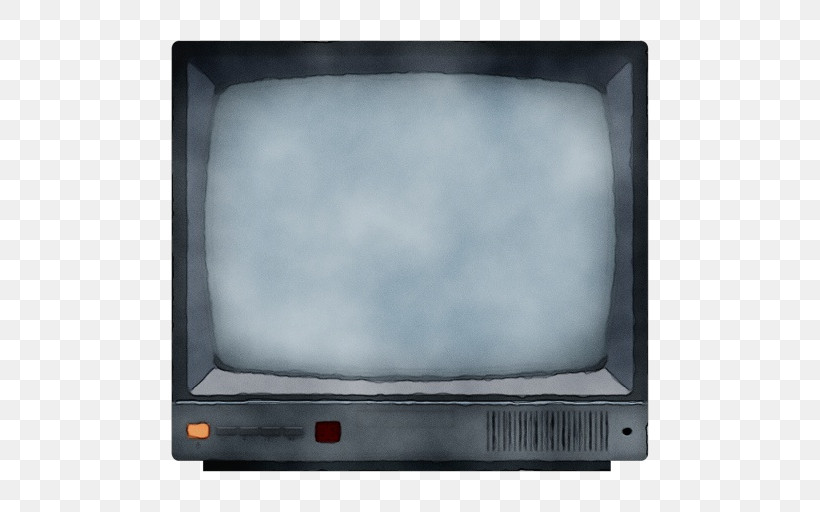 Screen Television Analog Television Television Set Media, PNG, 512x512px, Watercolor, Analog Television, Media, Paint, Screen Download Free
