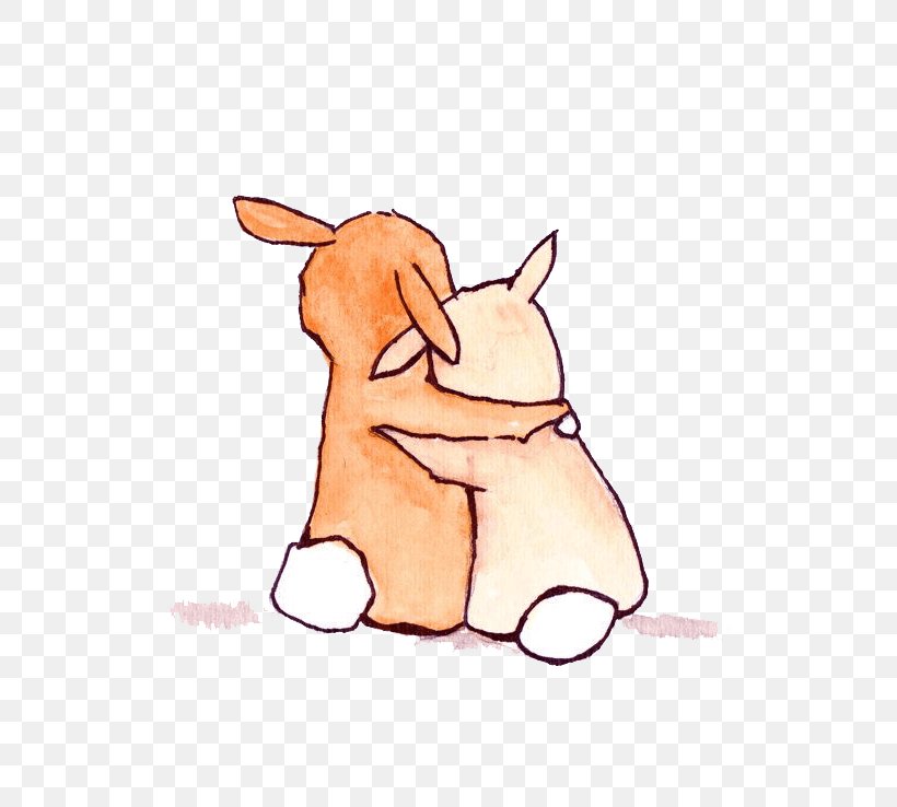 Drawing Art Rabbit YouTube Clip Art, PNG, 570x738px, Watercolor, Cartoon, Flower, Frame, Heart Download Free
