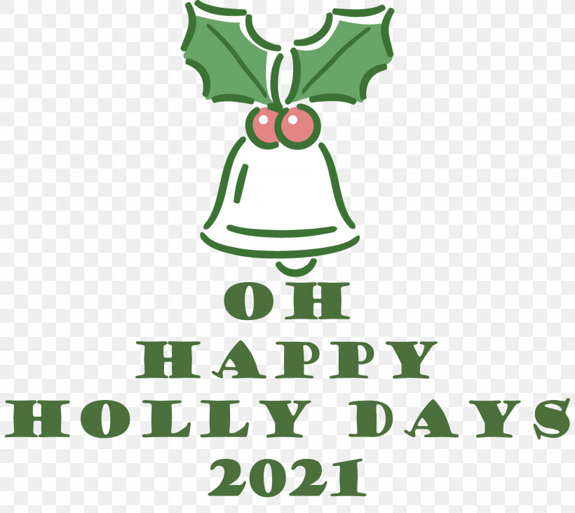 Happy Holly Days Christmas Winter, PNG, 3000x2678px, Christmas, Cartoon, Christmas Day, Computer, Greetings Download Free