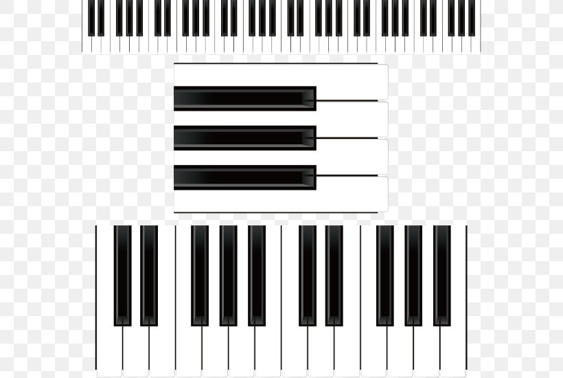 Musical Keyboard Piano Clip Art, PNG, 582x550px, Key, Black And White,  Cartoon, Digital Piano, Electric Piano