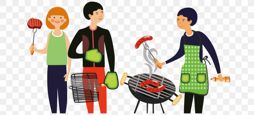 Barbecue Vector Graphics Clip Art Illustration Grilling, PNG, 1281x584px, Barbecue, Barbecue Grill, Communication, Conversation, Drawing Download Free