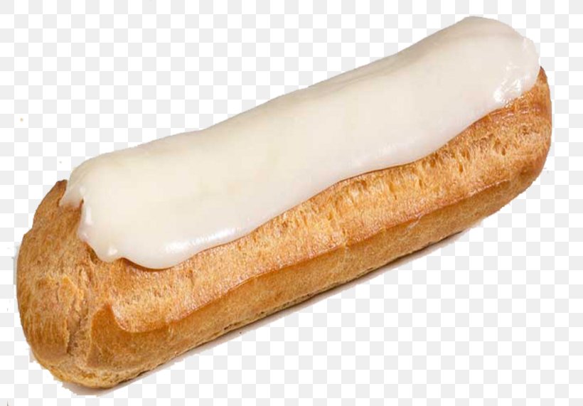 Éclair Bockwurst Vanilla Food Pastry, PNG, 800x571px, Eclair, Animal Fat, Bockwurst, Bread, Bun Download Free