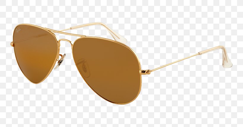 Ray-Ban Aviator Classic Aviator Sunglasses Ray-Ban Original Wayfarer Classic, PNG, 760x430px, Rayban, Aviator Sunglasses, Beige, Browline Glasses, Brown Download Free