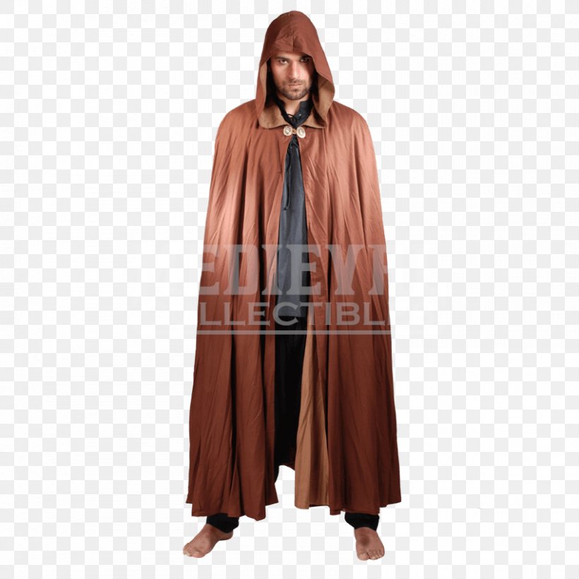 Robe Middle Ages Cloak Cape Costume, PNG, 850x850px, Robe, Cape, Cloak, Clothing, Components Of Medieval Armour Download Free