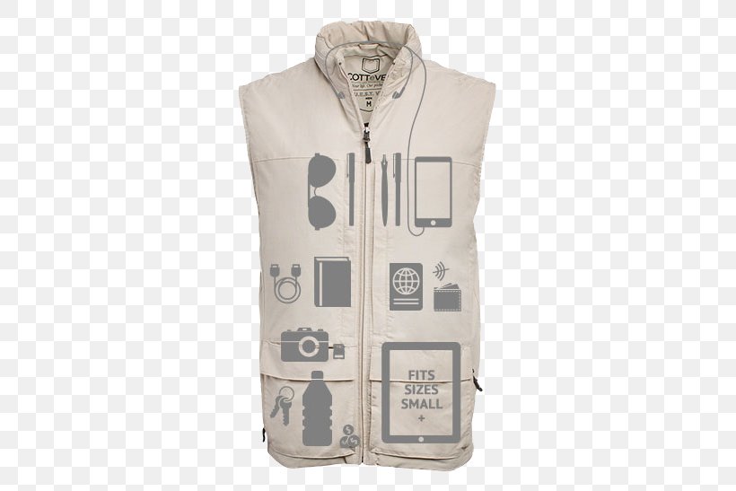 Gilets Hoodie Jacket Pocket Clothing, PNG, 514x547px, Gilets, Bag, Beige, Clothing, Clothing Accessories Download Free