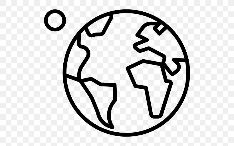 Earth, PNG, 512x512px, Earth, Area, Astronomy, Black And White, Hand Download Free