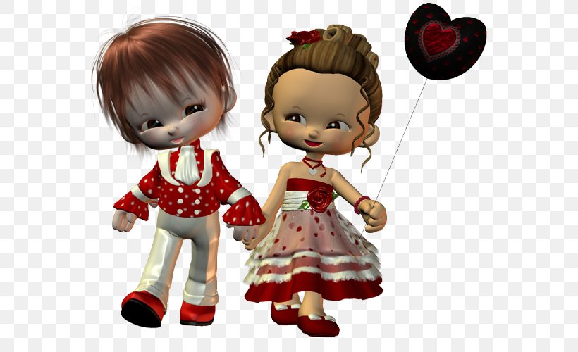 Doll Computer Animation Clip Art, PNG, 600x500px, 3d Computer Graphics, Doll, Animated Film, Brown Hair, Child Download Free