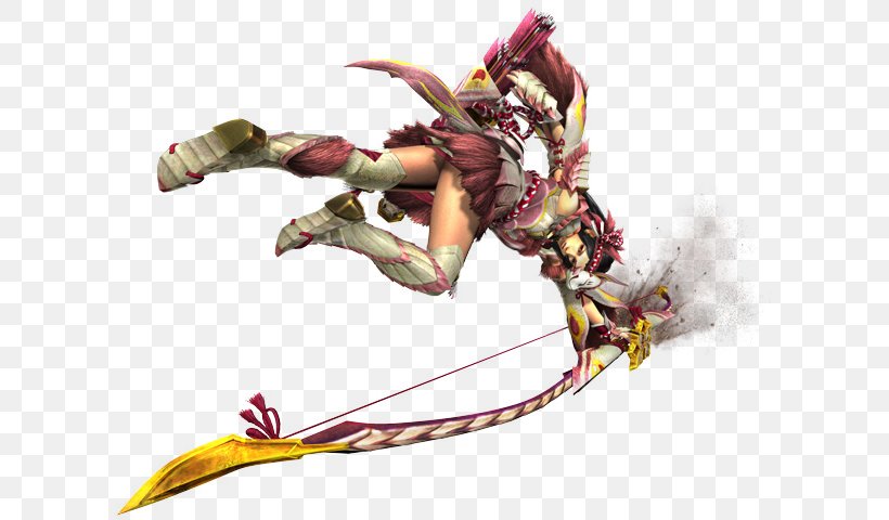 Monster Hunter XX Monster Hunter: World Monster Hunter Frontier G Monster Hunter 4 Monster Hunter Freedom 2, PNG, 608x480px, Monster Hunter Xx, Bow, Capcom, Fictional Character, Hunting Download Free