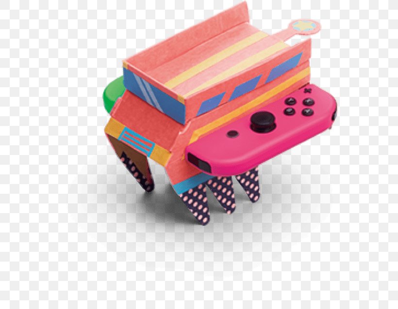 Nintendo Switch Nintendo Labo Video Game Consoles, PNG, 594x638px, Nintendo Switch, Cardboard, Child, Home Video Game Console, Magenta Download Free