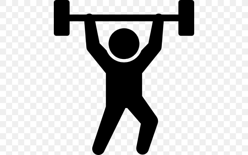 Exercise Fitness Centre Physical Fitness CrossFit Weight Training, PNG, 512x512px, Exercise, Aerobics, Black, Black And White, Crossfit Download Free