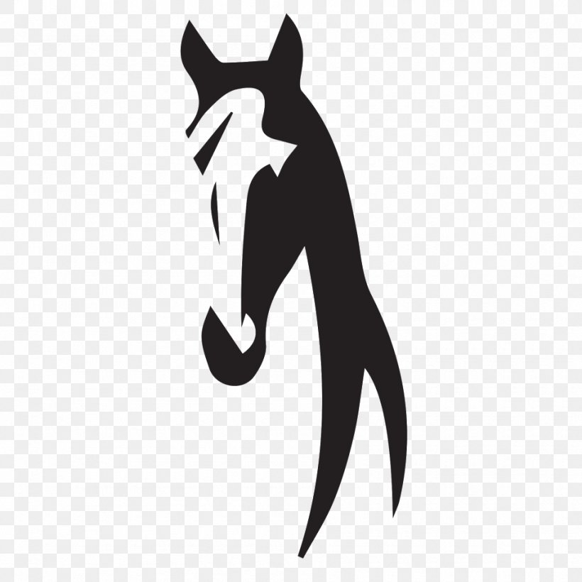Cat Logo Canidae Dog Silhouette, PNG, 950x950px, Cat, Black, Black And White, Black M, Canidae Download Free