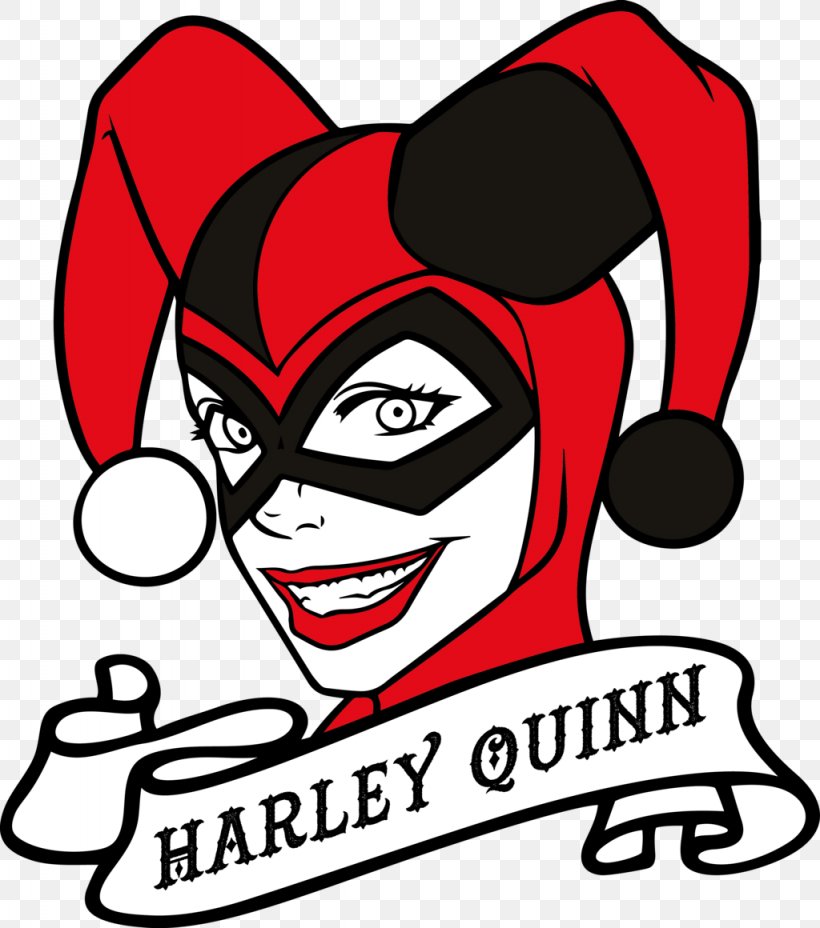 Harley Quinn Joker Clip Art, PNG, 1024x1160px, Watercolor, Cartoon, Flower, Frame, Heart Download Free