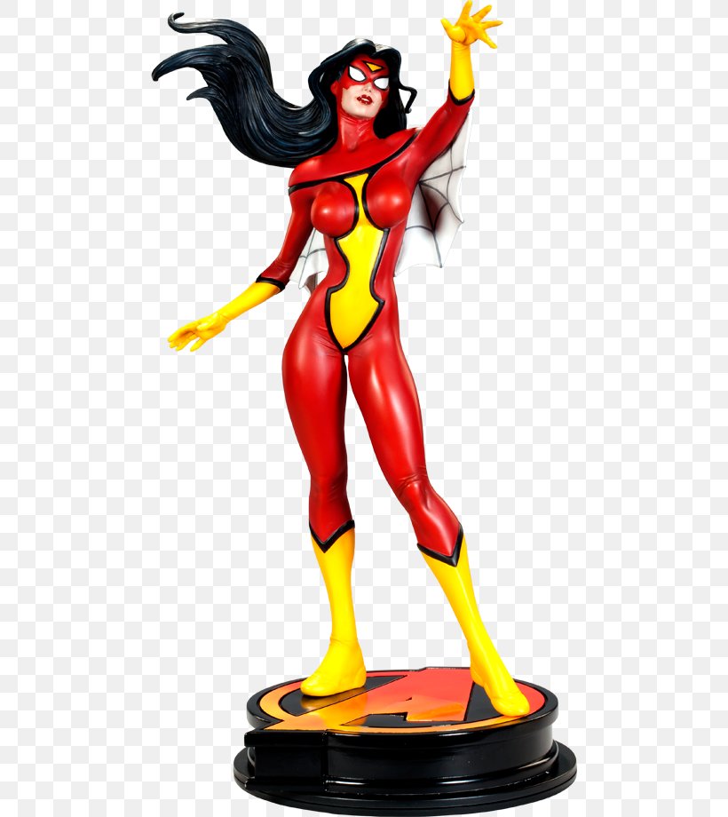 Spider-Woman Spider-Man Deadpool Superhero Sideshow Collectibles, PNG, 480x920px, Spiderwoman, Action Figure, Avengers, Deadpool, Defenders Download Free