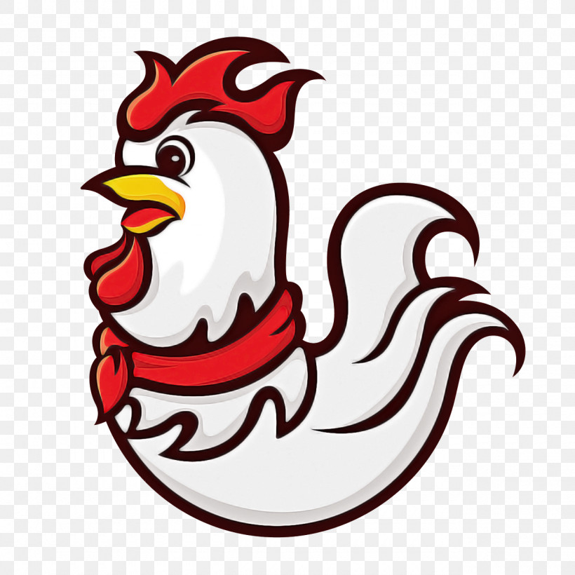 Chicken Bird Cartoon Rooster Beak, PNG, 1280x1280px, Chicken, Beak, Bird, Cartoon, Livestock Download Free