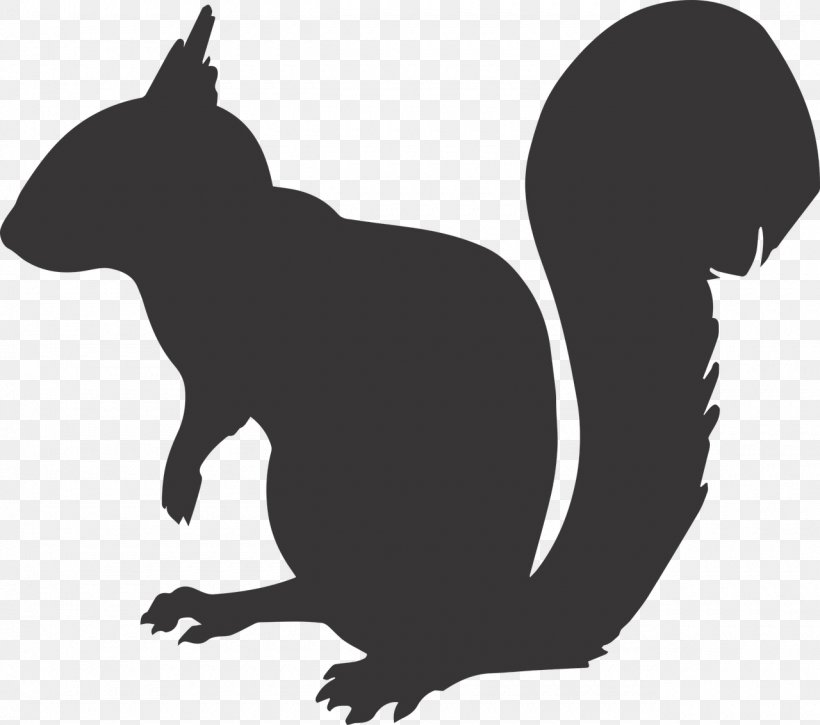 Squirrel Silhouette Chipmunk Clip Art, PNG, 1280x1133px, Squirrel, Black And White, Black Squirrel, Carnivoran, Chipmunk Download Free