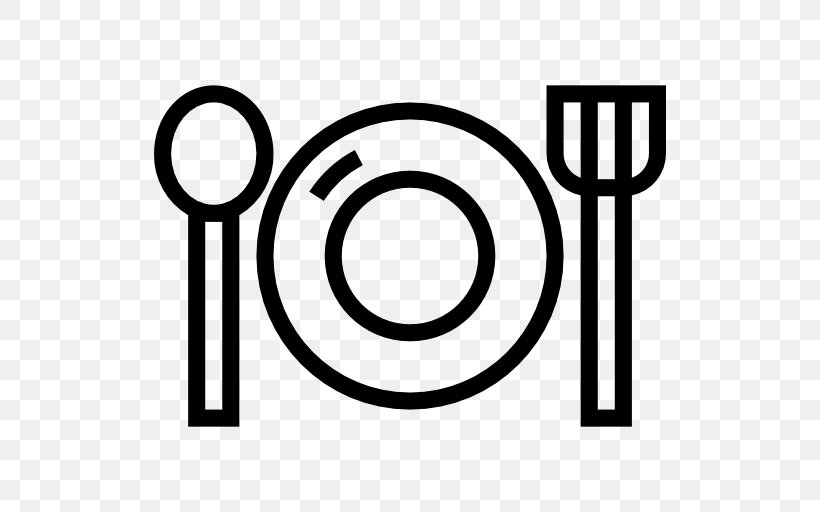 Plate Clip Art, PNG, 512x512px, Plate, Area, Black And White, Brand, Cutlery Download Free