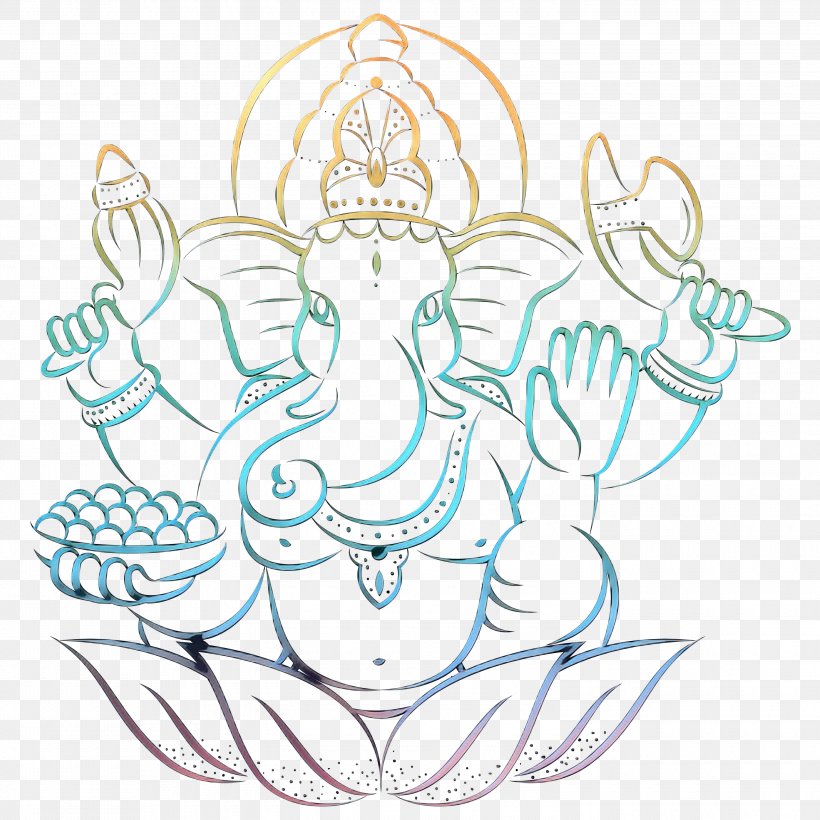 Ganesh Chaturthi Text, PNG, 3000x3000px, Drawing, Ganesh Chaturthi, Ganesha, Hinduism, Line Art Download Free