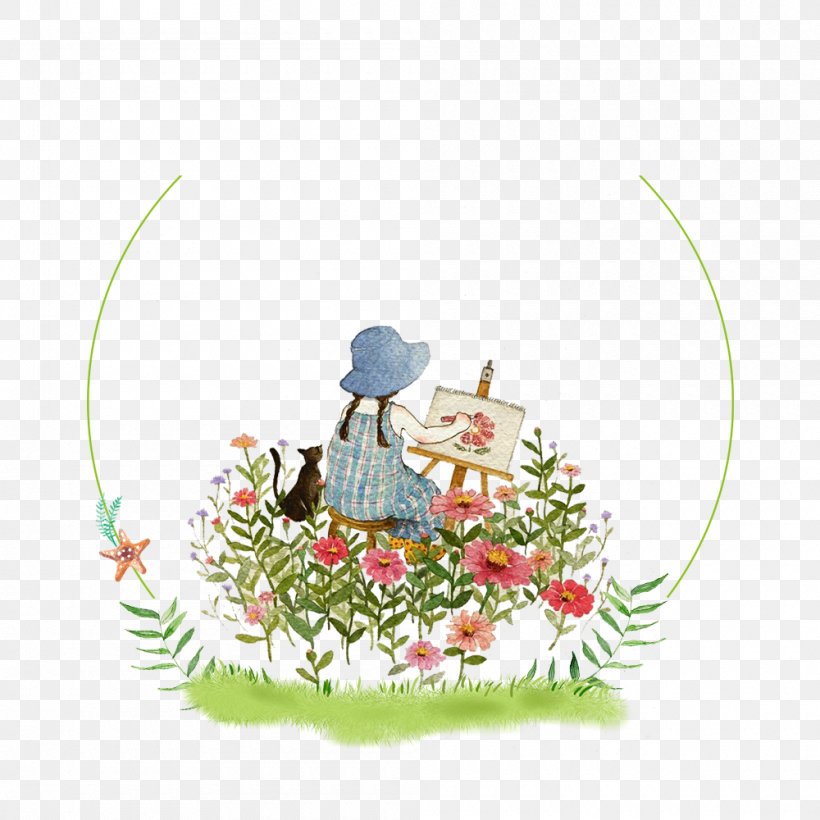 Painting Paintbrush Child Illustration, PNG, 1000x1000px, Painting, Art, Child, Christmas Ornament, Creative Arts Download Free