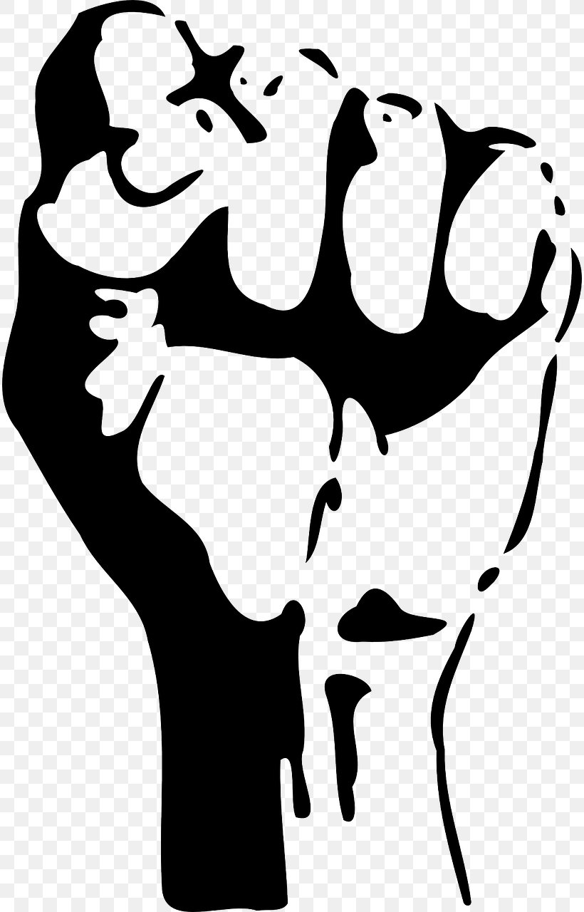 Raised Fist Sign Language Clip Art, PNG, 814x1280px, Watercolor, Cartoon, Flower, Frame, Heart Download Free