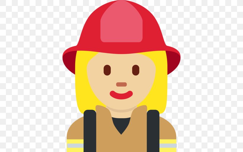 Firefighter Emoji Fire Station Fire Department United States, PNG, 512x512px, Firefighter, Art, Cap, Cartoon, Cheek Download Free